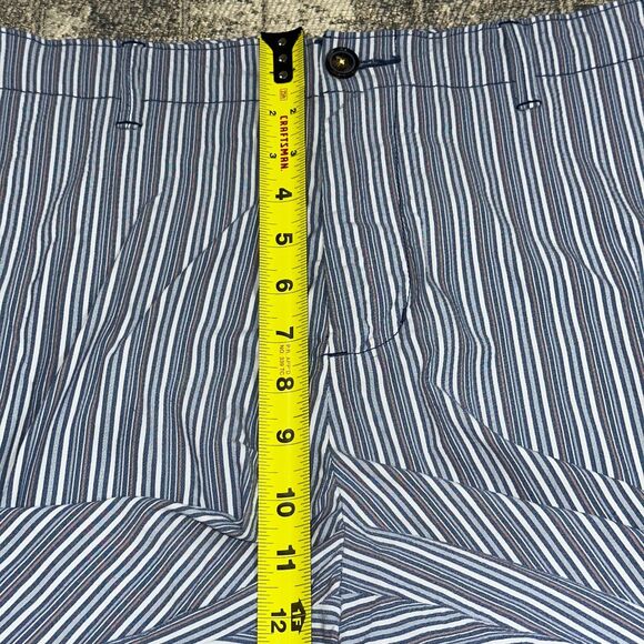 Tommy Bahama Shorts Mens Blue Striped Seersucker Stretch Casual size 36 (W38) - Picture 4 of 11